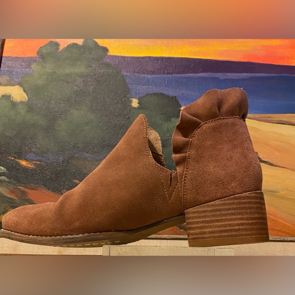 Anthropologie Seychelles yummy brown 100% leather booties - Picture 9 of 13